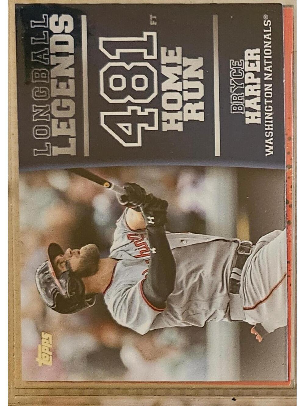2018 Topps Longball Legends LL-27 Bryce Harper Washington Nationals